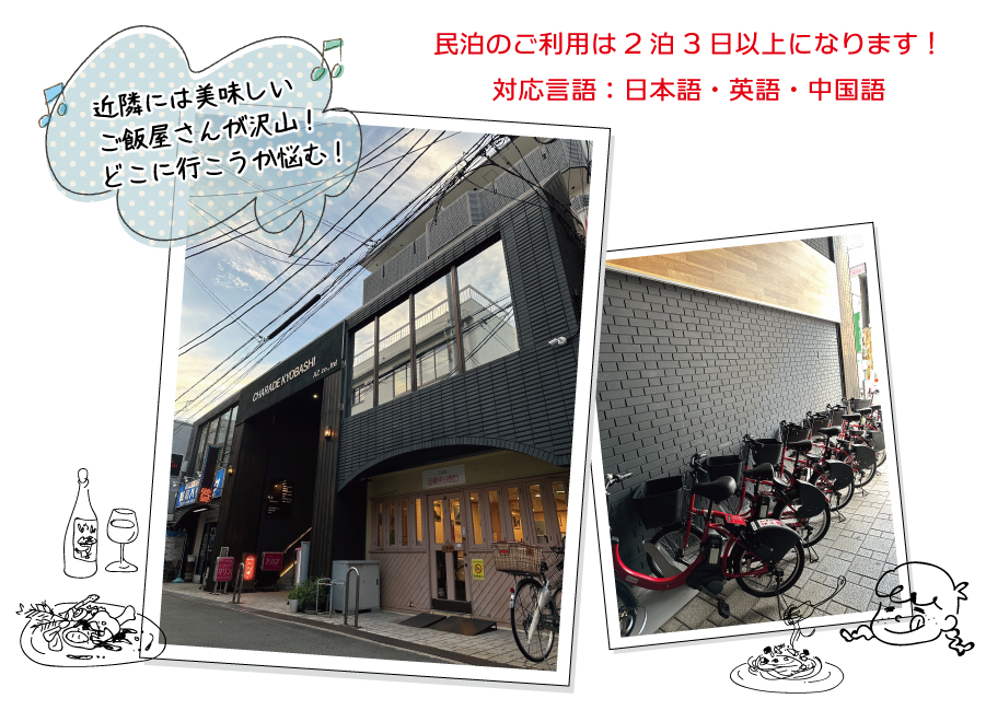シャレード京橋,民泊
